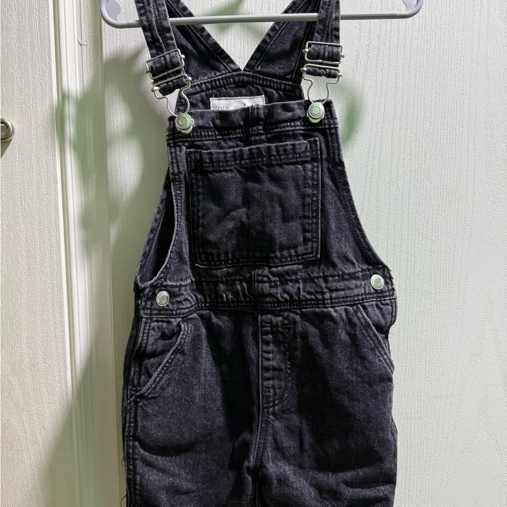 Zara Charcoal Kids Overalls
